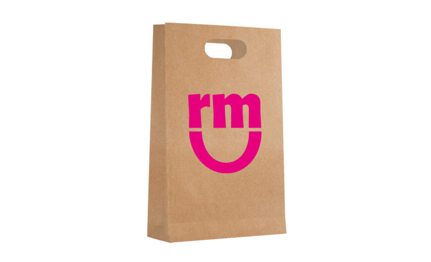 DIE CUT HANDLE PAPER BAGS